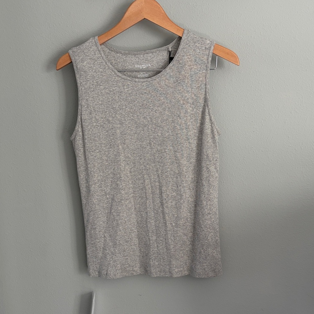 NWT MM LaFleur Paige Sleeveless Tank Top - Gray size L - Picture 2 of 6